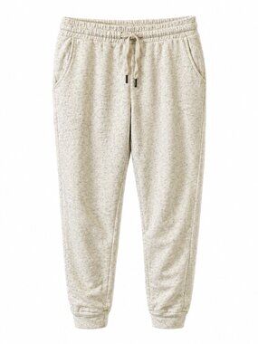 💖 2/40 Buffalo David Bitton Cream Speckled Fleece Joggers Size XL